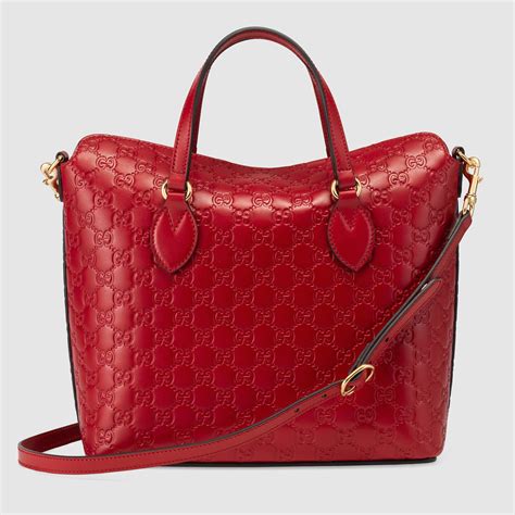 red gucci signature briefcase|old style vintage Gucci bag.